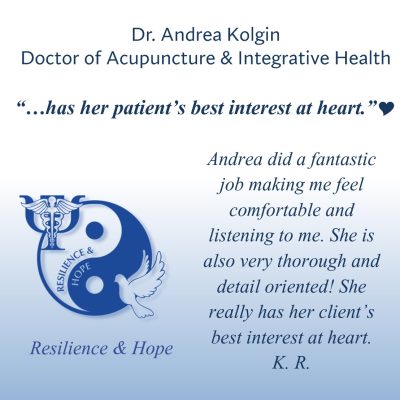 Testimonial for Dr. Kolgin